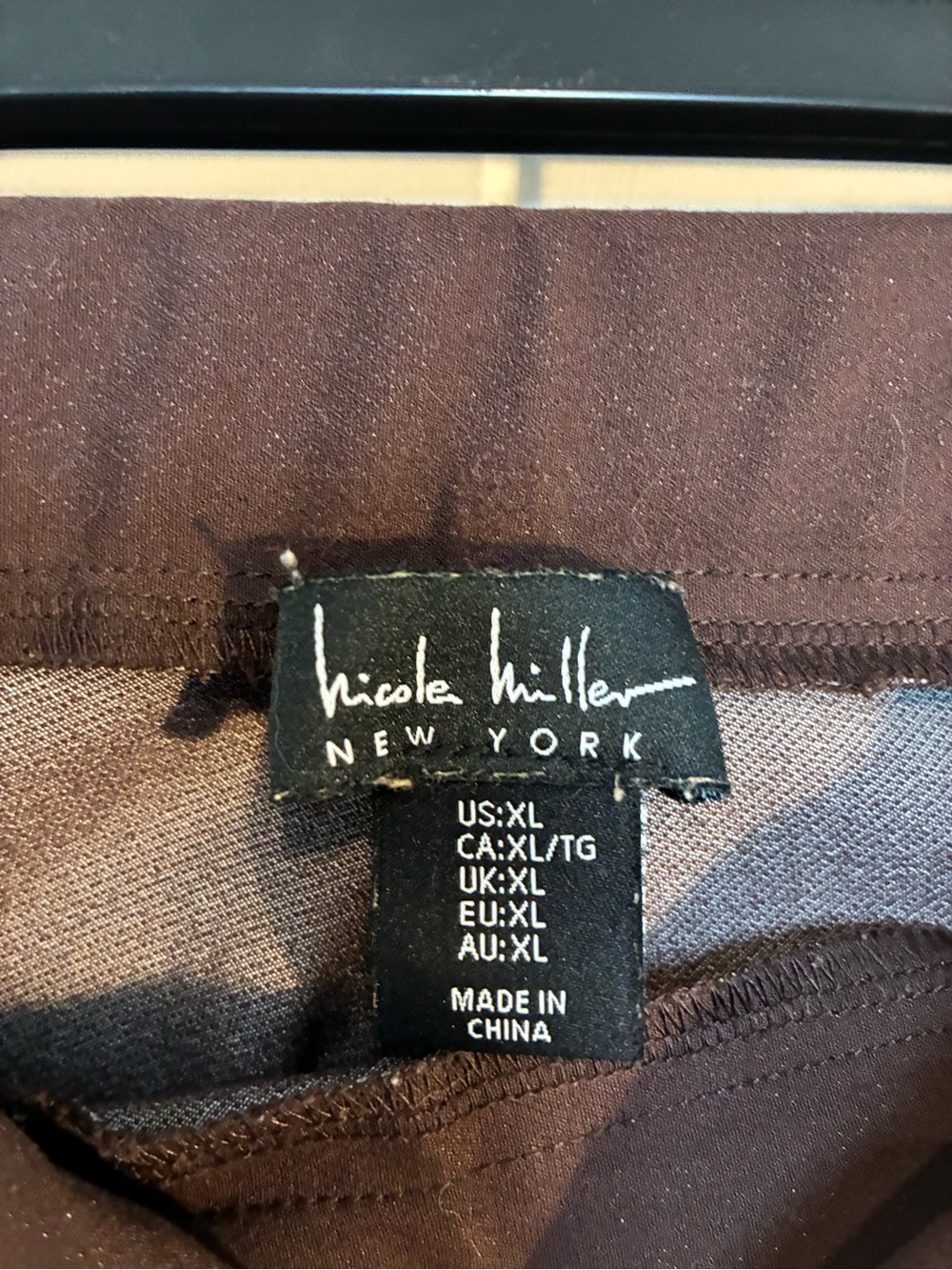Women’s Wide-Leg Dress Pants in Dark Brown